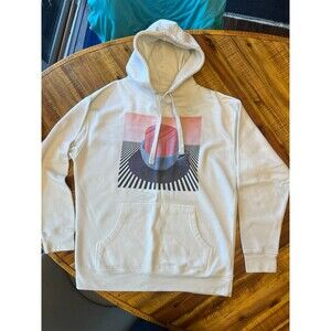 White Graphic Hoodie